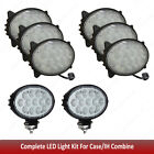 Oval Led lights kit For Case IH 5088-9230 Combine LED Cab Light Kit x8pcs/lots