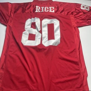 Jerry Rice San Frisco 49ers 1996 Jersey Men Sz 60 3XL Mitchell Ness Throwback - Picture 1 of 23
