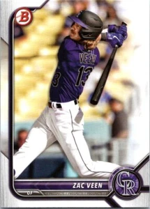 2022 Bowman Draft #BD-32 Zac Veen - Free Shipping! - Picture 1 of 2
