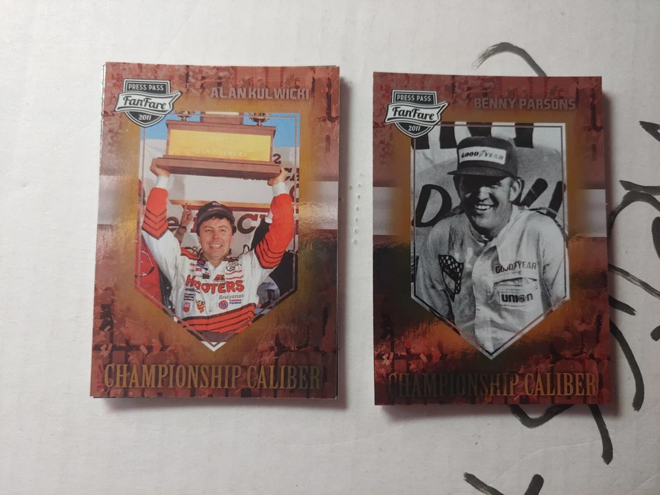 2011 press pass fanfare complete your championship caliber insert set *PYC* - Image 1 of 1