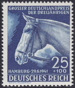 Deutsches Reich 779  Großer Deutschlandpreis der Dreijährigen 1941, postfrisch - Picture 1 of 1