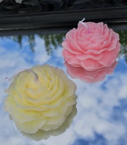 Handmade Flower Candle - Soy Wax - Picture 1 of 6