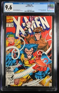 🔥 X-MEN #4  (MARVEL,1992) WHITE PAGES 1ST OMEGA RED 4396592025 🔥 CGC 9.6 - Picture 1 of 2