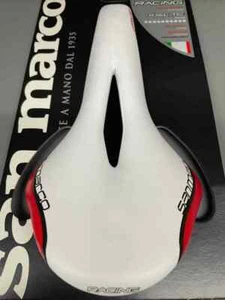 Selle San Marco Saddle Concor Racing Red EDT Arrowhead (Pce) White Red - Picture 1 of 6