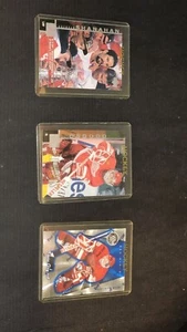 NHL Card x3 Card Lot Upper Deck & Pinnacle - Picture 1 of 2
