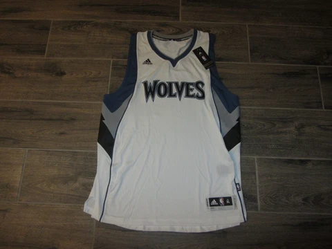 NWT Minnesota Timberwolves NBA Basketball Jersey Adidas Swingman XL Authentic Cover