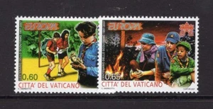 VATICAN 2007 SCOTT NH 1350-51 Europa CEPT Scouts Map Fire - FreeUSAShipping - Picture 1 of 1