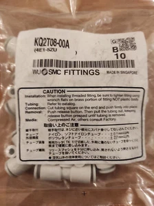 Cfz. Nr.9 SMC Kunststoff Rohr-Rohr-Fitting "T" KQ2T08-00A 3x Rohr 6-8 - Bild 1 von 2