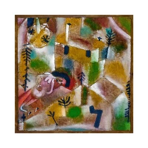 Paul Klee, Death in the Garden, Legend, 1919, Lustre Canvas Print, 24" x 24" - Picture 1 of 10