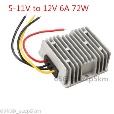 NEW Voltage Booster Power DC Converter Regulator 5V(5-11V) Step up to 12V 6A 72W - Image 1 of 3