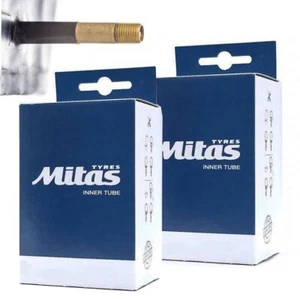 Pair of 26 Inch Inner Tubes, 1.75-2.45 Auto Schrader Valve MTB Mountain Bike - Picture 1 of 4