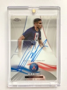 TOPPS PSG CHROM 2022-2023 ACHRAF HAKIMI NA KARCIE AUTOGRAF 36/99 - Zdjęcie 1 z 2