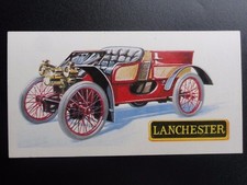 No.8 LANCHESTER 12 HP 4 LITRE History of the Motor Car by Brooke Bond 1968
