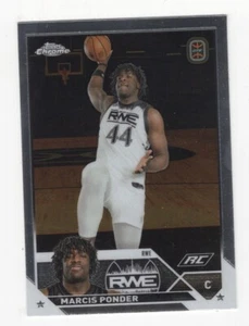 2023/24 TOPPS CHROME OTE BASKETBALL RC MARCIS PONDER RWE #61 - Picture 1 of 1