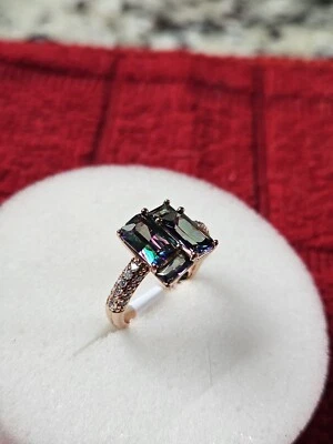 Anillo BP Talla 6 RBP6693 "Sweet Lady Love" LC 🌈 Topacio Sobre Oro Rosa Foto 1 de 3