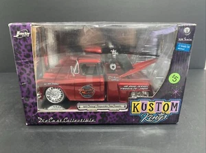 JADA 1/24 KUSTOM KINGS 1955 CHEVY STEPSIDE TOW TRUCK NEW *VHTF* - Picture 1 of 2