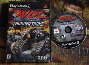 WDL World Destruction League Thunder Tanks (Sony Playstation 2 PS2) - Picture 1 of 1