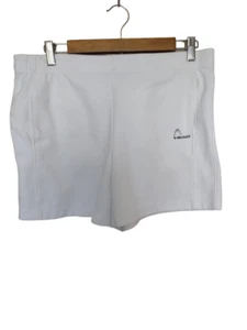 Pantalones cortos de tenis vintage Head Neo clásicos de punto blanco para mujer - Imagen 1 de 5
