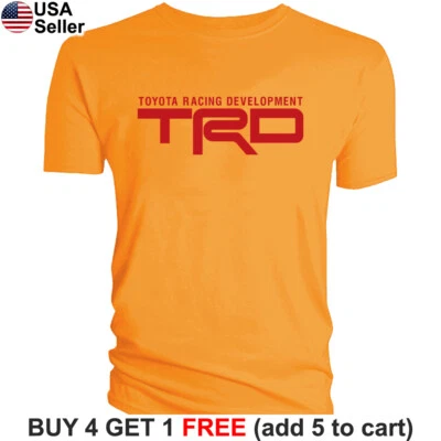 Camiseta TRD Toyota Racing Development Sport Truck Car Supra Tacoma Tundra Hombres Foto 1 de 4