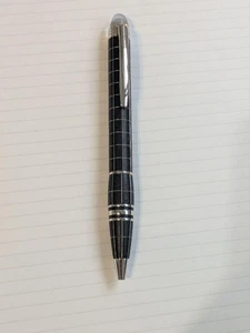 Montblanc STARWALKER METAL RUBBER Ballpoint Pen Black MB25610 Fineliner No Box - Picture 1 of 6