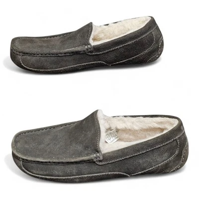 Тапочки мужские UGG Ascot без шнуровки туфли из овчины замши стиль 1101110 размер 9 - Изображение 1 из 4