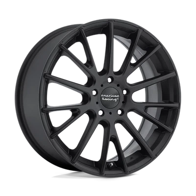 16x7 +40 American Racing AR904 Satin Black 5x115 Wheels Rims (QTY 4) - Изображение 1 из 4