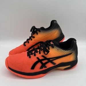 Talla 12 - ASICS Solution Speed FF All Court Tokyo - Flash Coral - Usado en Excelente Condición - Imagen 1 de 9