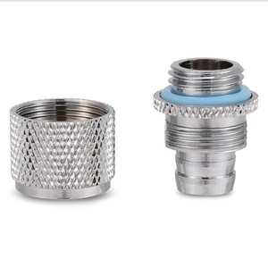Pc Water Cooling Two Touch Fitting G1/4 Thread Barb Connector For Tube 9.5*1 HLF - Afbeelding 1 van 9