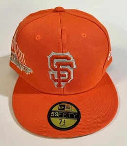 San Francisco Giants Mütze orange nicht verstellbar New Era 59FIFTY 7 1/2 MLB 5950 komplett orange - Bild 1 von 10