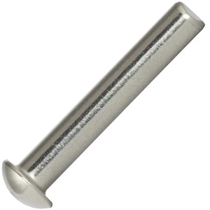 Halbrundnieten Ø 5mm DIN 660 Edelstahl VA Halbrundkopf Vollnieten Rundkopfnieten - Bild 1 von 9