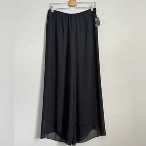 NWT Sheer black dress pants, petite large. Alex Evenings - Picture 1 of 9
