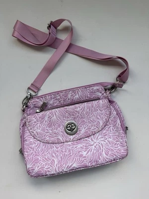 Bolso Bandolera BAGGALLINI Nylon Go Color Rosa Blanco Foto 1 de 4