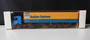 Herpa Modellauto 1:87, Willi Betz Knauf Gips, MB Sattelzug, Pritsche/Plane, OVP - Bild 1 von 3
