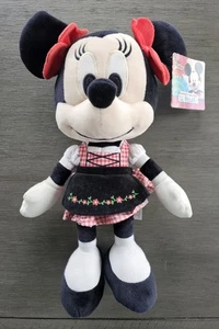 Disney Nicotoy Minnie Mouse Bavarese Peluche Belgio Peluche Bambola 12” Nuovo con etichette - Foto 1 di 4