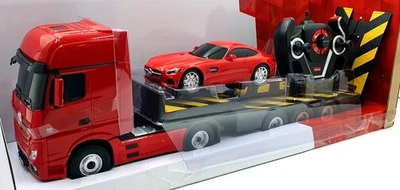 Rastar 1/26 Scale RC TY4412 7212 Mercedes Benz Actros & R/C Mercedes AMG - Image 1 of 4