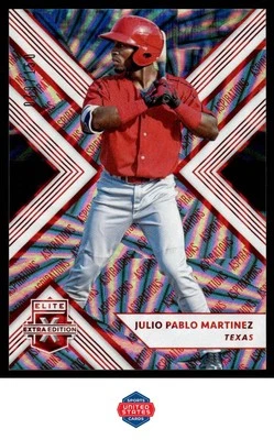 2018 Panini Elite Extra Edition #128 Julio Pablo Martinez Aspirations Red #/150 - Image 1 of 2