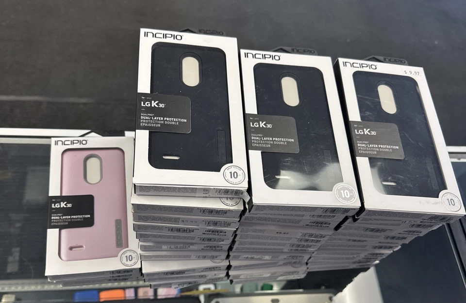Lote De 36 Funda Incipio para LG K30 Rosa Negra Nueva Foto 1 de 3