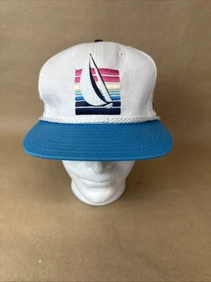 Gorra ajustable rosa + delfín espalda a presión velero con puesta de sol Foto 1 de 4