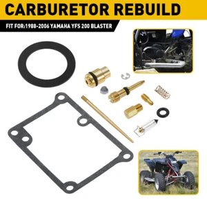 For Yamaha Blaster 200 Carburetor Rebuild kit Carb 1987-2006 -jets needle gasket - Picture 1 of 6