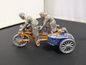 P466-BICICLETA TÁNDEM DE COLECCIÓN EARLY MORESTONE CON SIDECAR Y RIDERS - Imagen 1 de 5