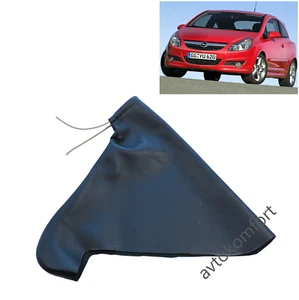 Custom Made Hand Brake For Vauxhall OPEL Corsa D Faux Leather Cover Gaiter - Picture 1 of 4