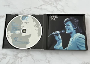 David Bowie Live 2 CD TARGET ERA! MADE IN USA BY PDO Rykodisc RCD 10138/39 OOP! - Picture 1 of 6