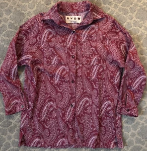 AVDW Antwerp Women's Long Sleeve Red Shirt - Picture 1 of 6