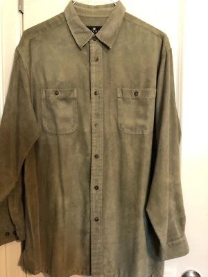 CONSENSUS MEN'S L/S SHIRT SIZE LARGE- GREEN - Image 1 of 4