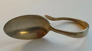 ROGERS BROS A1 SILVERPLATE CURVED HANDLE BABY SPOON EMPIRE 1921 INT. SILVER - Picture 1 of 5