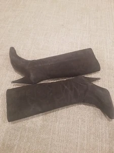 Charles Jourdan Size 5.5 Black suede dress Boots For Women - Picture 1 of 5