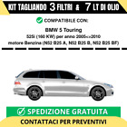 Tagliando Per Bmw 5 Touring 525I 160 Kw - 7 Lt Di Olio + 3 Filtri Anno 2005<>...