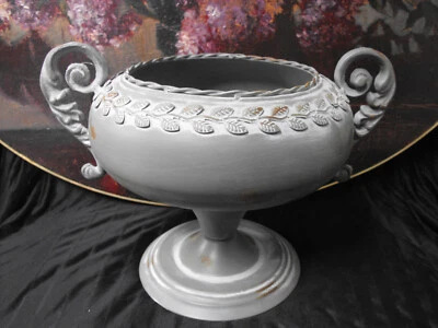 Übertopf Blumentopf Amphore Metall Blech Antikstil patiniert Shabby nostalgisch - Bild 1 von 4