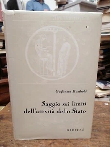 Guglielmo Humboldt Saggio sui limiti dell'attività dello Stato Giuffrè - Bild 1 von 3