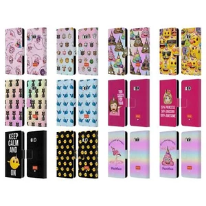 OFFICIAL emoji® BE A UNICORN LEATHER BOOK CASE FOR HTC PHONES 1 - Picture 1 of 7